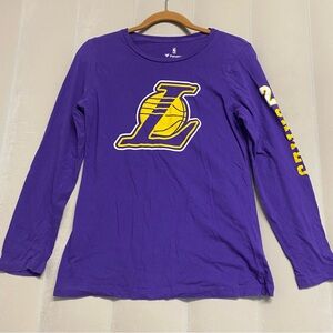 Fanatics Women’s Shirt Top Large Los Angeles Lakers King Lebron James #23 NBA